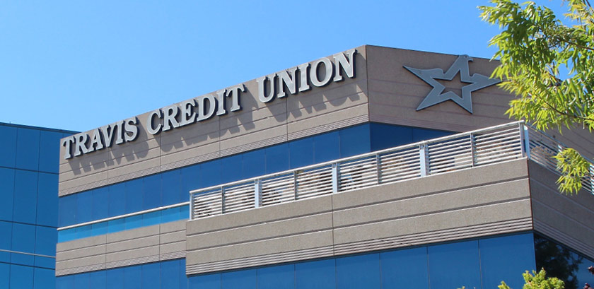 Best Credit Unions in California, mobile view banner, March 2022 blog, Travis CU