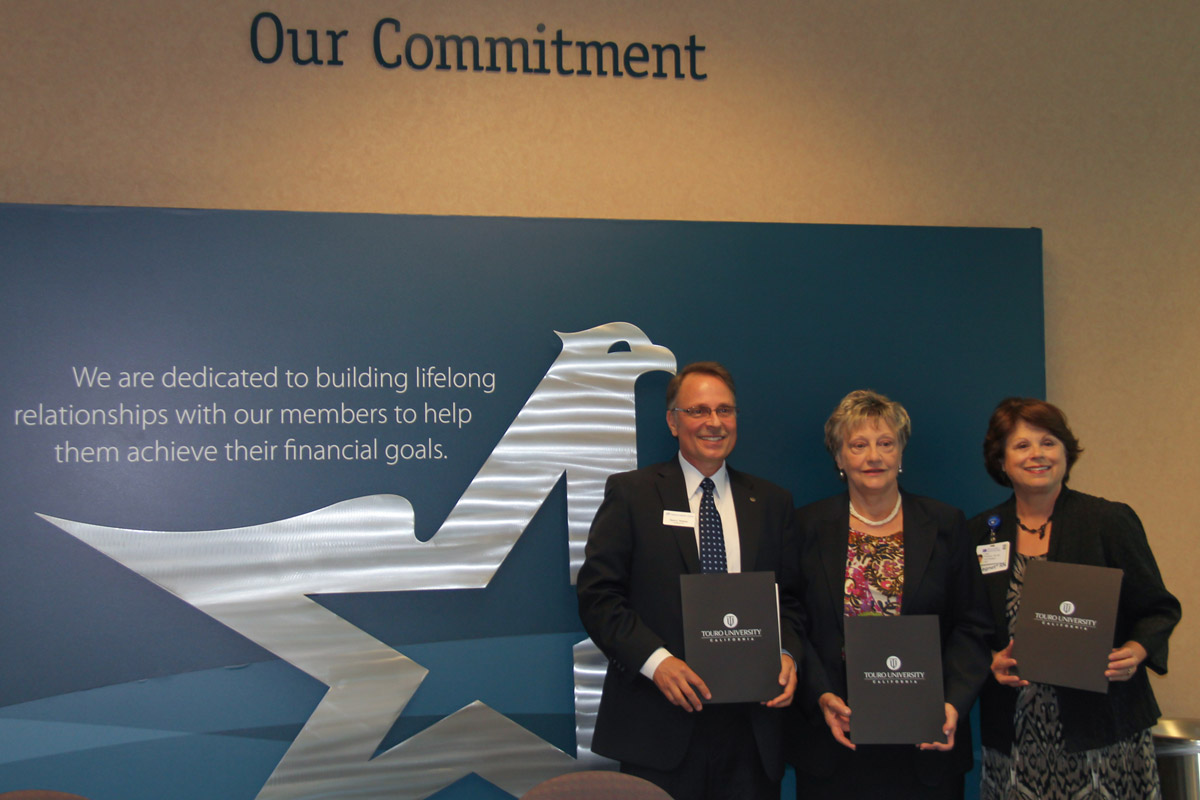 Travis Credit Union partners with Northbay Healthcare in funding scholarships for Touro University California Nursing Students