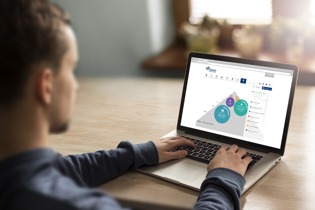 MyInsight dashboard view on a laptop computer