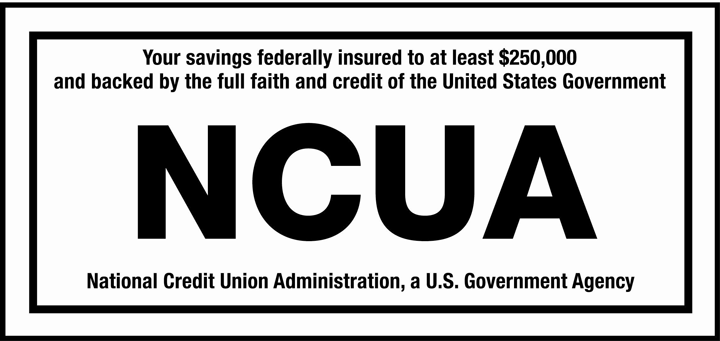 Federally insured by NCUA logo