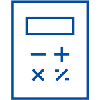 blue icon, symbol for Estate Planning