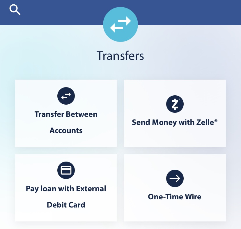 Transfer between accounts, payments and transfers, digital banking, Travis CU