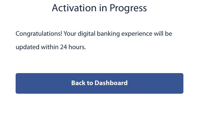 results activation in progress, spending analysis screen, financial wellness, digital banking, Travis CU