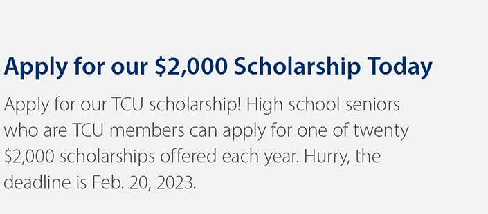 Apply for our $2,000 scholarship today