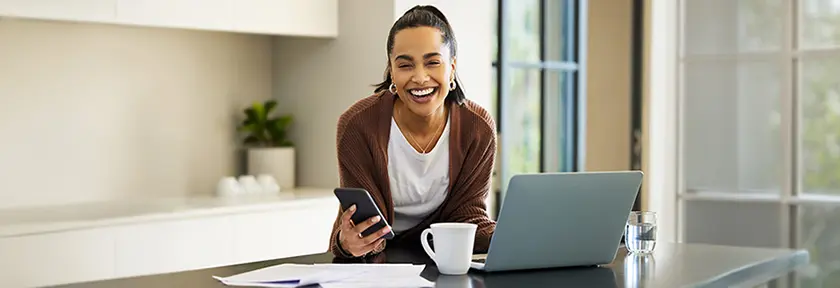 Mortgage blog banner, mobile view, Travis CU