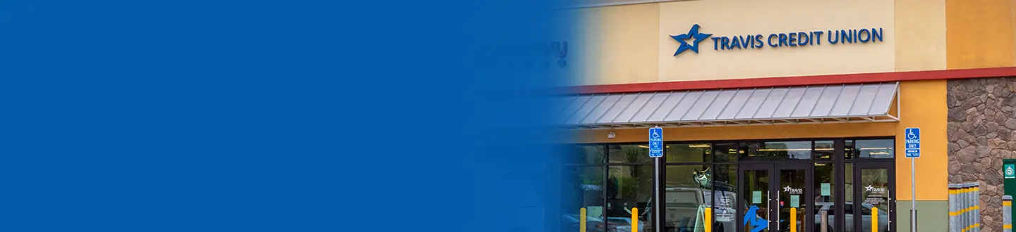 Photo of Pinole branch, desktop banner, Travis CU,