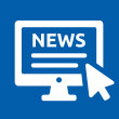 in news blue circle