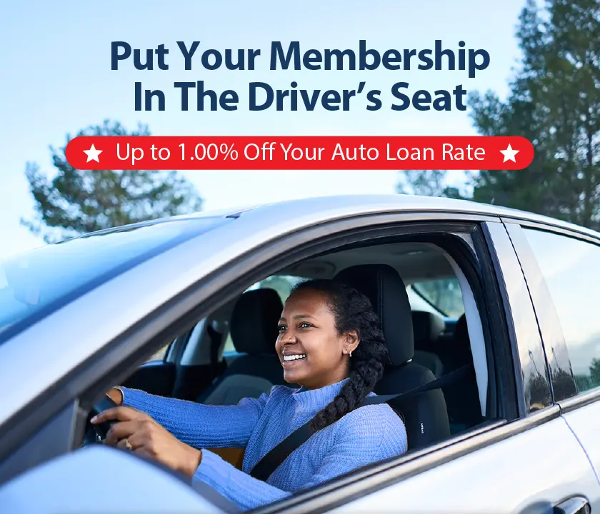 Your loyalty deserves a reward up to 1.00% off your TCU auto loan rate